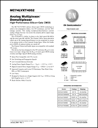 Click here to download MC74LVXT4052M Datasheet