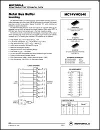 Click here to download MC74VHC540 Datasheet