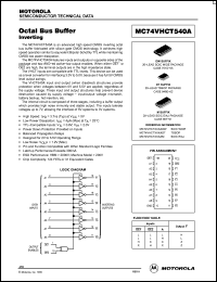 Click here to download MC74VHCT540AM Datasheet