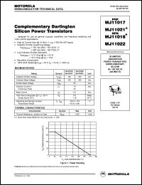 Click here to download MJ11017 Datasheet