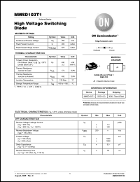 Click here to download MMSD103T1 Datasheet