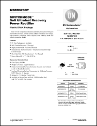 Click here to download MSRD620CT/D Datasheet