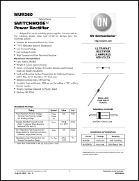 Click here to download MUR260 Datasheet