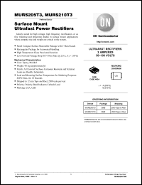 Click here to download MURS205T3 Datasheet