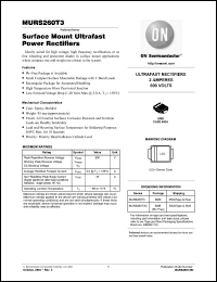 Click here to download MURS260T3G Datasheet