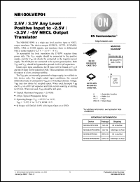 Click here to download NB100LVEP91MNR2 Datasheet