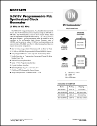 Click here to download NBC12429FAR2 Datasheet