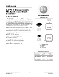 Click here to download NBC12439FNR2 Datasheet