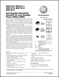 Click here to download NCP1012ST130T3 Datasheet