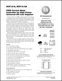 Click here to download NCP1216AD65 Datasheet