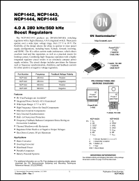 Click here to download NCP1443FR4G Datasheet