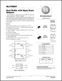 Click here to download NL27WZ07 Datasheet