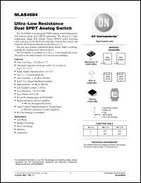 Click here to download NLAS4684MNR2G Datasheet