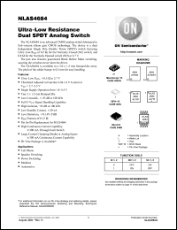 Click here to download NLAS4684FCT1 Datasheet