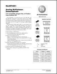 Click here to download NLAST4051QS Datasheet