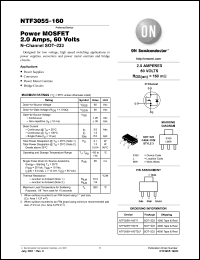 Click here to download NTF3055-160T3LF Datasheet