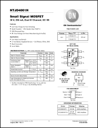 Click here to download NTJD4001NT1G Datasheet