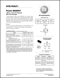 Click here to download NTR1P02LT1 Datasheet