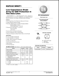 Click here to download NUP2301MW6T1 Datasheet