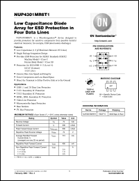 Click here to download NUP4301MR6T1 Datasheet