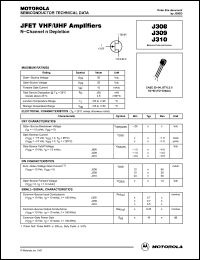 Click here to download J309 Datasheet