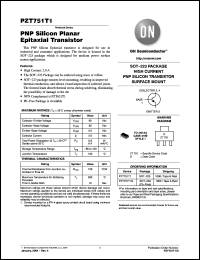 Click here to download PZT751T1 Datasheet