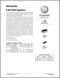 Click here to download SN74LS166 Datasheet