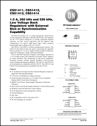 Click here to download CS51411EMNR2G Datasheet