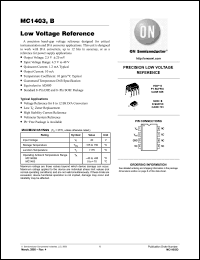 Click here to download MC1403DR2G Datasheet