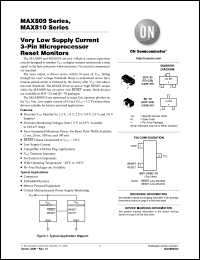 Click here to download MAX809SN293D3T1G Datasheet