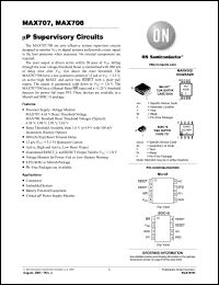 Click here to download MAX708RCUA-TG Datasheet