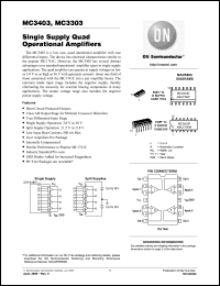 Click here to download MC3303PG Datasheet
