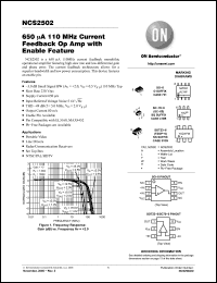 Click here to download NCS2502DR2G Datasheet