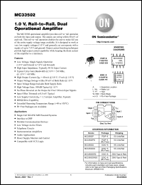 Click here to download MC33502DR2G Datasheet