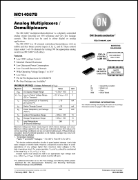 Click here to download MC14067BDWG Datasheet