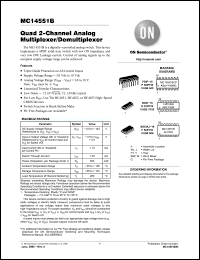 Click here to download MC14551BDR2G Datasheet