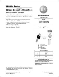 Click here to download 2N6504G Datasheet