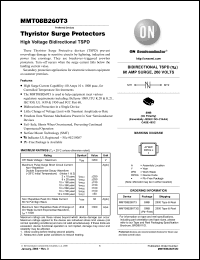 Click here to download MMT08B260T3G Datasheet