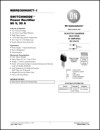 Click here to download MBRB30H60CT-1 Datasheet