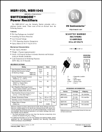 Click here to download MBR1045 Datasheet