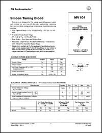 Click here to download MV104G Datasheet