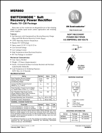 Click here to download MSR860G Datasheet