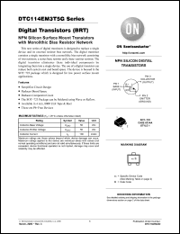 Click here to download DTC114TM3T5G Datasheet