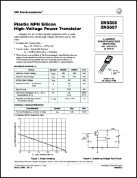 Click here to download 2N5655G Datasheet