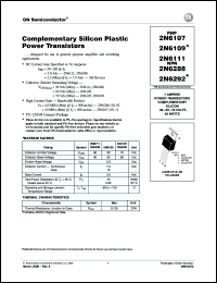 Click here to download 2N6107G Datasheet