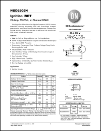 Click here to download NGD8205NT4G Datasheet