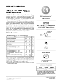 Click here to download NSS30071MR6T1 Datasheet