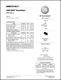 Click here to download MMBT918LT1G Datasheet