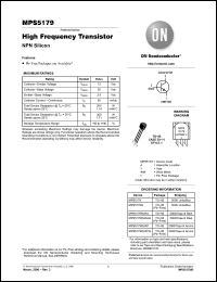 Click here to download MPS5179RLRPG Datasheet