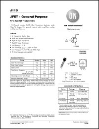 Click here to download J110G Datasheet